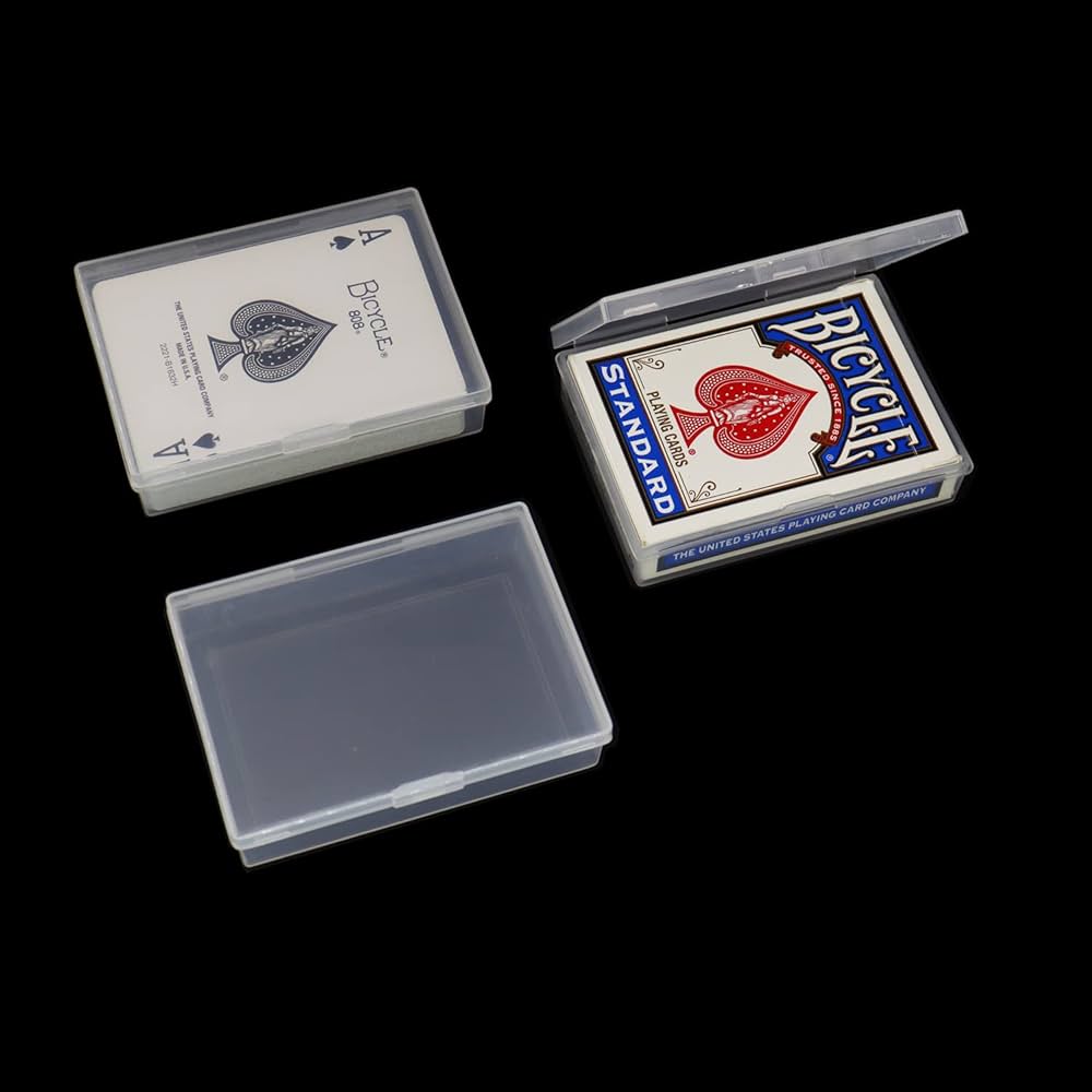 Amazon.co.jp: トランプケース 3個 プラスチック 空のトランプ